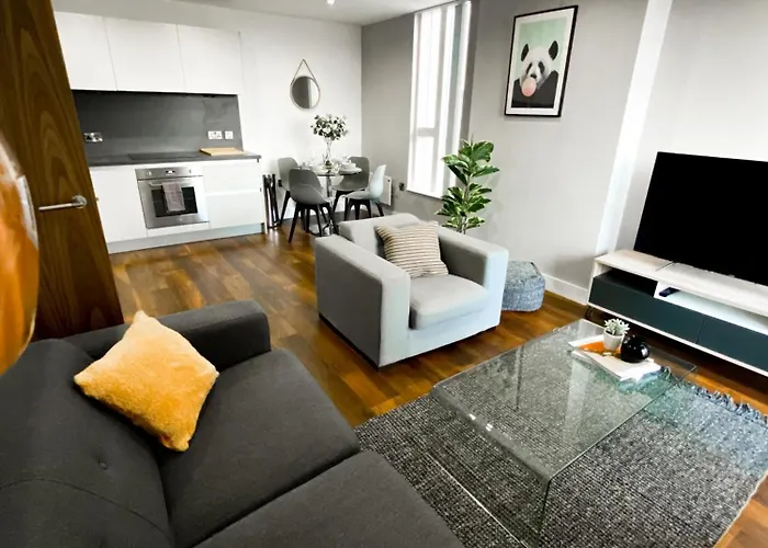 Panda - Modern 2 Bedroom Apt In Manchester City Centre